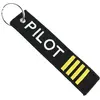 CLJ - Porte-clés - PILOT - Pilote de ligne - Aviation - Noir - Métiers...