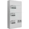Tableau électrique - SIEMENS - 3 rangées pré-équipé 3 inter diff 10-63A - 10-20A - 250mm