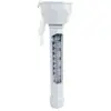 Thermomètre flottant blanc pour piscine avec cordon - Linxor