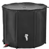 Réservoir souple, récupérateur d'eau de pluie pliable - 1000 L - Noir - Linxor