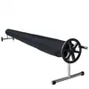 Couverture, bâche de protection pour enrouleur de piscine - 5.80 m - Noir - Linxor