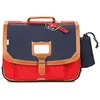 Schooltas Tann's ARTHUR CARTABLE 38CM POCHE GOURDE Blauw