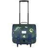 Cartable scolaire - Tann's - Cartable à roulettes garçon 41cm "Timothée" - CE2 CM1 CM2 - Kaki