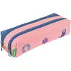 Trousse double Les Fantaisies Jane Corail et Bleu