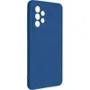Coque pour Samsung Galaxy A53 5G Silicone Semi-rigide Finition Soft-touch Fine Avizar Bleu