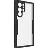 Coque pour Samsung Galaxy S22 Ultra Dos Plexiglas Avant Polymère Coins...