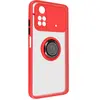 Coque pour Xiaomi Poco M4 Pro Bi-matière Bague Métallique Support Vidé...