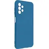 AVIZAR Coque pour Samsung Galaxy A13 4G Semi-rigide Soft-touch Fine bleu