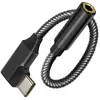 Adaptateur Audio USB-C vers Jack 3.5mm femelle Design Coudé Longueur 1...
