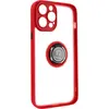Coque pour iPhone 14 Pro Max Bi-matière Bague Métallique Support Vidéo...