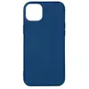Coque pour iPhone 14 Silicone Semi-rigide Finition Soft-touch Fine Avizar bleu