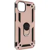Geschikt voor Apple iPhone 14 Hybrid Case Video Support Ring champagne