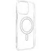 Geschikt voor Apple iPhone 14 Pro Max hoes Bi-materie Schokbestendig MagSafe compatibel transparant