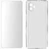 Geschikt voor Samsung Galaxy Xcover 6 Pro-hoes siliconen gehard glas 9H transparant