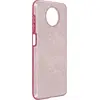 Avizar Coque pour Xiaomi Redmi Note 9T 5G Design Paillette Amovible Silicone Rose