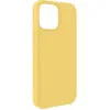 Avizar Coque pour iPhone 13 Pro Silicone Semi-rigide Finition Soft-touch jaune
