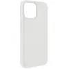 Coque iPhone 13 Pro Silicone Semi-rigide Finition Soft-touch blanc Bla...
