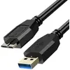 Avizar Câble USB 3.0 vers Micro B pour Samsung Galaxy S5 Note 3 et Note Pro 12.2 Longueur 18m - Noir