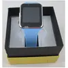montre connectée bluetooth et intelligente bracelet bleu compatible IO...