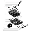 Proline Roulette assemblee de panier inferieur pour lave vaisselle...
