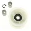Whirlpool 484000000792. POULIE TENDEUR + CIRCLIPS WHIRLPOOL