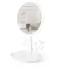 Miroir De Table Blanc Avec Led Et Porte-bijoux Rechargeable Mizo De Yo...