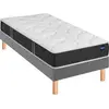 Ensemble Bultex ESSENTIAL + Sommier UNIC confort ferme + pieds 120x200...
