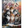Alipson Puzzle Hiver Félin Puzzle-F-50292
