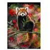 Alipson Puzzle Panda Roux Assis sur une Branche Puzzle-F-50035