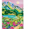Pieces & Peace Mini Puzzle - Lever de Soleil sur les Alpes Peace-F-002...