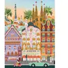 Pieces & Peace Mini Puzzle - Barcelone Peace-F-00271