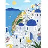 Pieces & Peace Mini Puzzle - Santorin Peace-F-00307