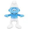 OTTO Peluche Schtroumpf 23 Cm - Set Doudou Enfant Collection Schtroumpf Et Une Carte Tigre
