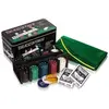 Coffret Jeu Poker 200 Jetons Avec Tapis Et Cartes Jeu De Carte