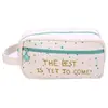 Trousse à crayons en coton - The best is yet to come [Novago]