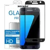 NOVAGO Compatible Samsung Galaxy S7 - film protection écran en Verre trempé résistant Anti explosion d'écran ( Noir )