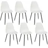 Lot de 6 Chaises "Gustav" 87cm Blanc