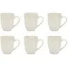 Home Deco Factory Koffiemokken Venice - 1x stuks - Keramiek - creme wi...