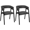 Fauteuil Design Atome Gris - Lot De 2
