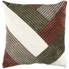 Coussin Déco Côtelé Patchwork 40x40cm Multicolore