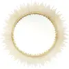 Miroir Mural Soleil Design "royal" 60cm Or - Paris Prix
