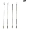 HOME DECO FACTORY Kreeftenvorkjes   Kreeftenbestek   Set van 4 stuks   RVS