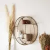 HOME DECO FACTORY Etagère ronde en métal et MDF Java