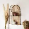 HOME DECO FACTORY Etagère fenêtre en métal et MDF Java