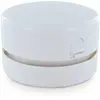 Aspirateur de Table Rotation 360° 8cm Blanc