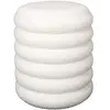 Pouf & Coffre De Rangement "freya" 43cm Blanc - Paris Prix