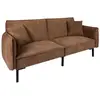 Canapé Club Convertible "minota" 198cm Marron - Paris Prix