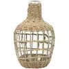 Vase Design "dame Jeanne Tressée" 25cm Naturel - Paris Prix Beige