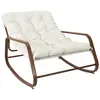 Fauteuil à Bascule Design "miami" 130cm Blanc - Paris Prix
