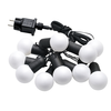 Guirlande Lumineuse Extérieur "ampoule" 5m Noir - Paris Prix